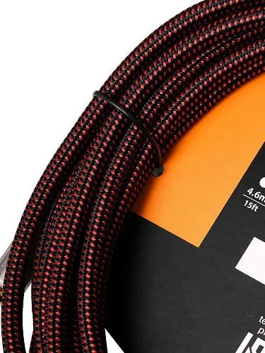 Leem FBS-3(BK/RD) Кабель инструментальный, черный/красный.
